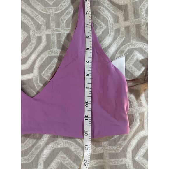 Ay Natrurel by Gottex swim bikini top size 12 reversible pink/brown w/scrunchie - Picture 6 of 7